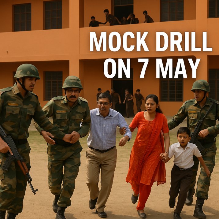 Mock Drill in India on 7 May