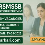 RSSB-Patwari-Online-Form-2025